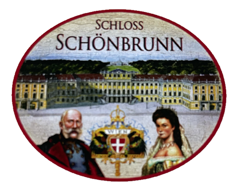 KuK Nostalgie Holzschild Schloß Schönbrunn Kaiser Franz Josef Sisi Wien Ö Schild