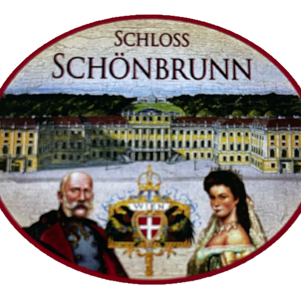 KuK Nostalgie Holzschild Schloß Schönbrunn Kaiser Franz Josef Sisi Wien Ö Schild