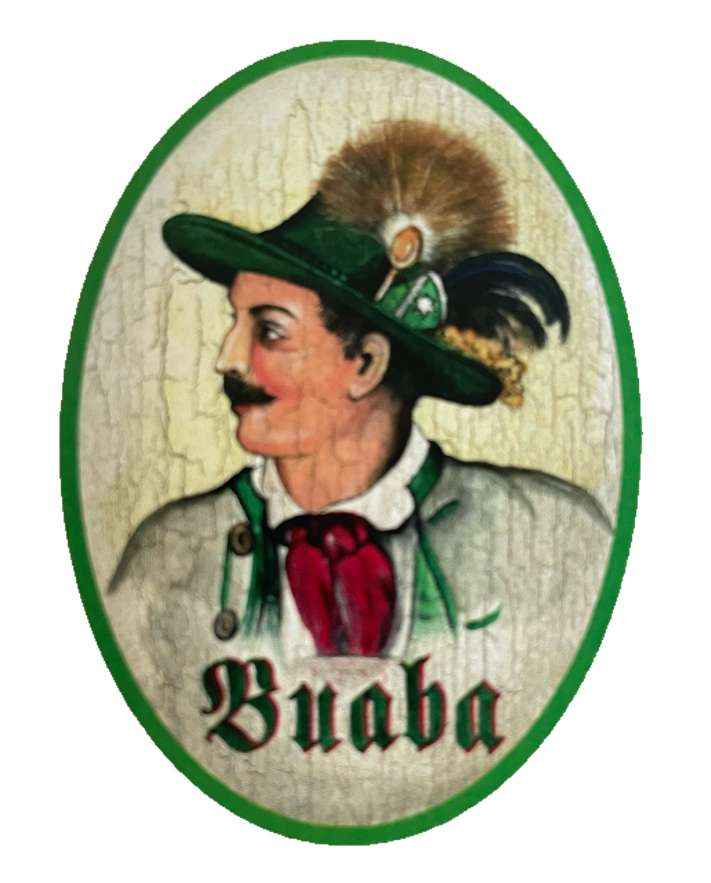 Nostalgie Holzschild Allgäu Buaba WC Toilette Klo Buben Herren Schild