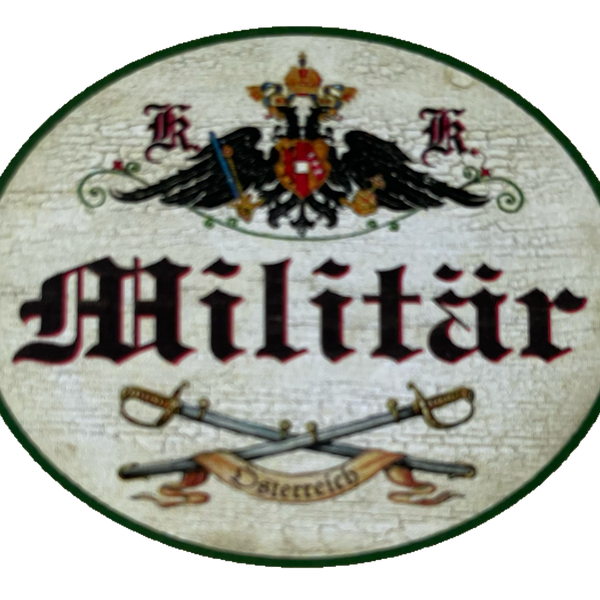 KuK Nostalgie Holzschild Militär Bundesheer Bundeswehr Soldaten Schild