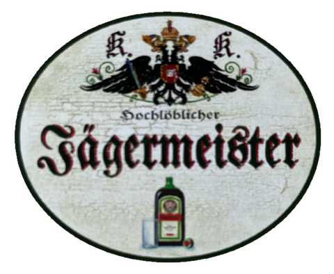 KuK Nostalgie Holzschild Hochlöblicher Jägermeister Alkohol Getränk Jagd Schild