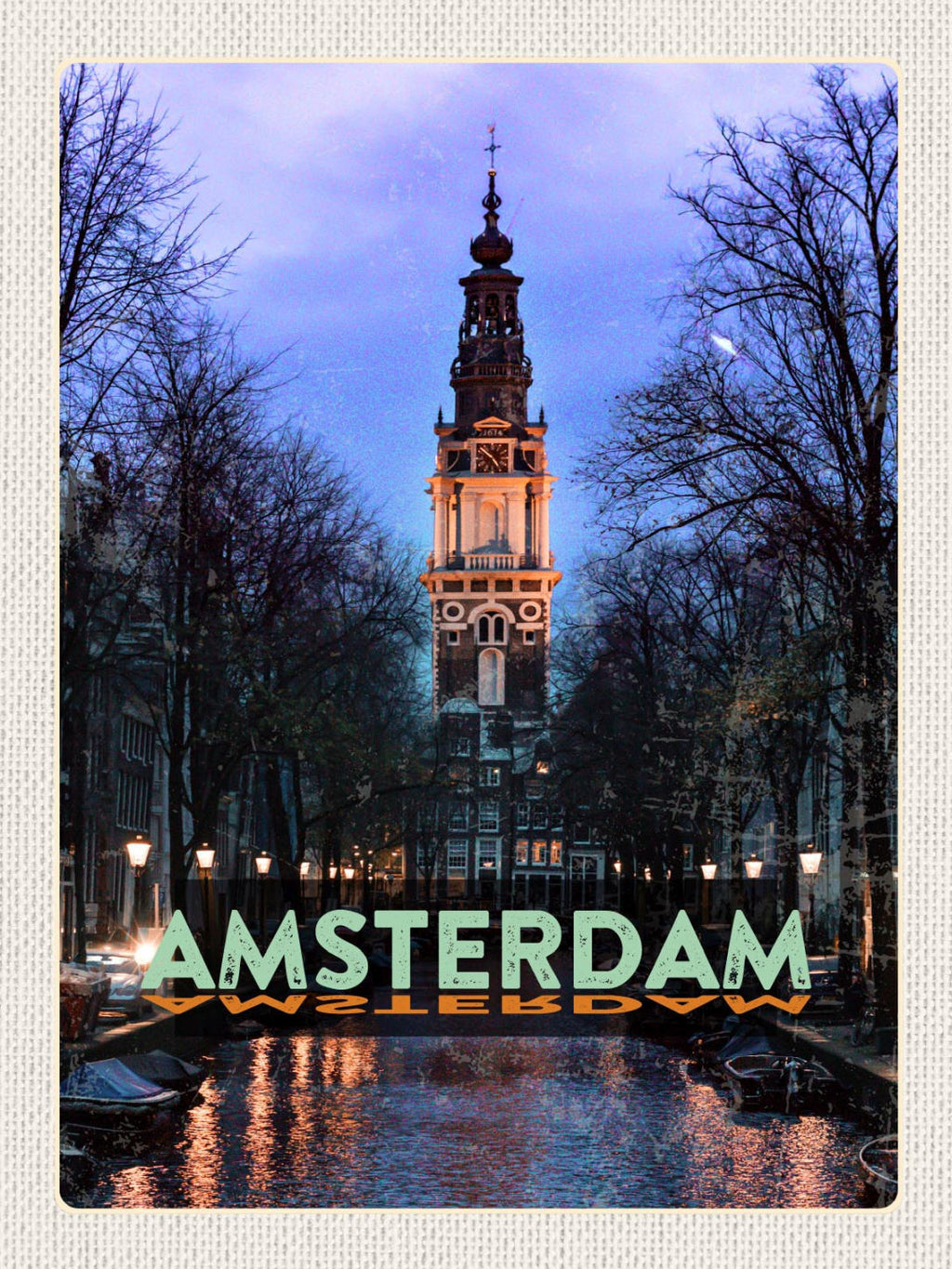 Schild Amsterdam Holland Niederlande Zuiderkerk 12x18 20x30 30x40 Blech od. Holz