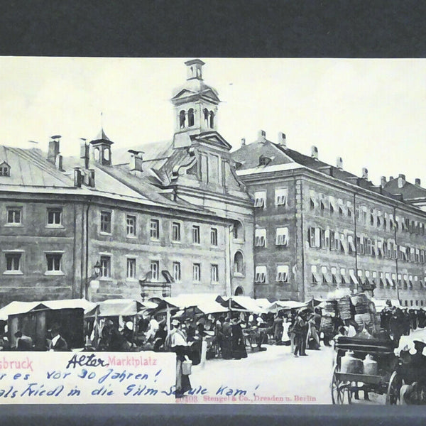 Innsbruck Marktplatz Marktstände JW 410181 F