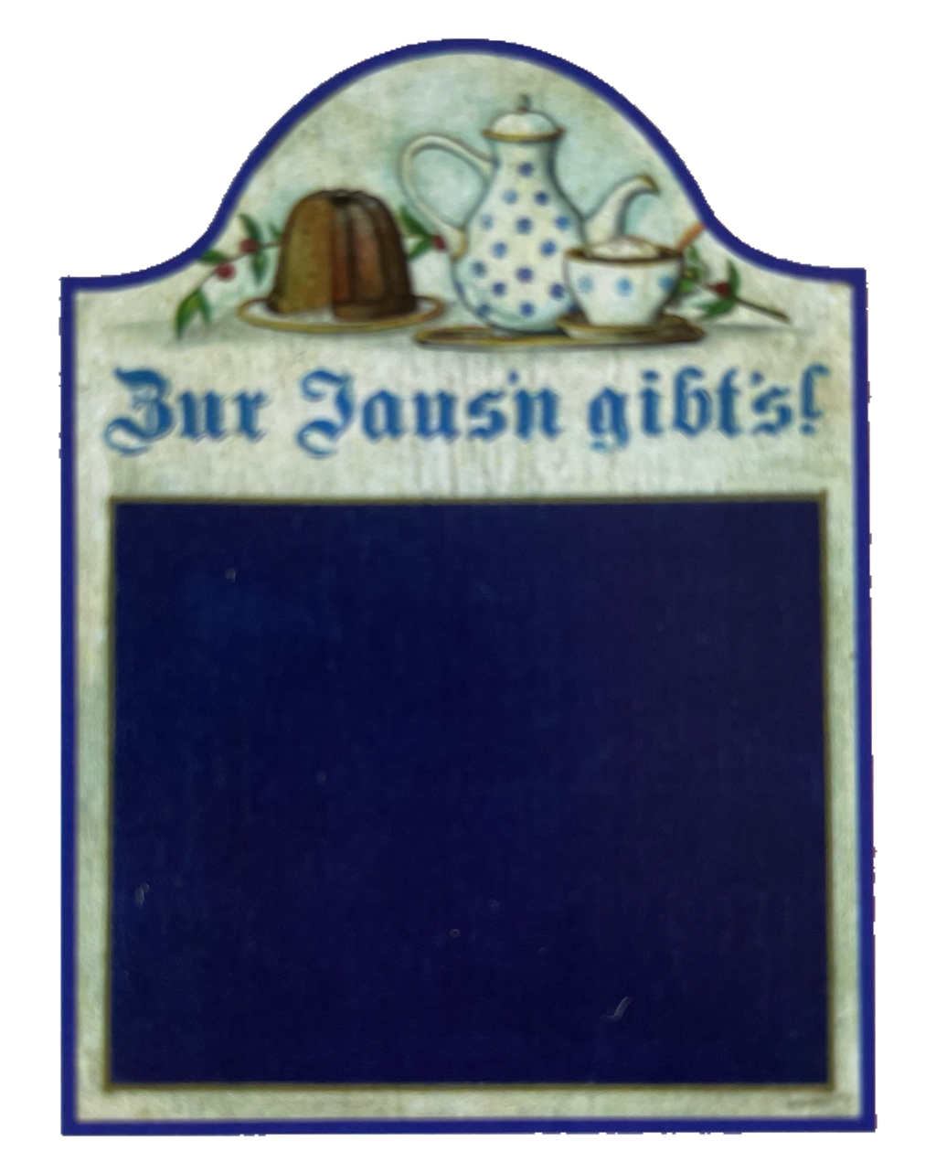 Nostalgie Holzschild Zur Jaus'n Gibt's Tafel Stil Jause Essen Schild
