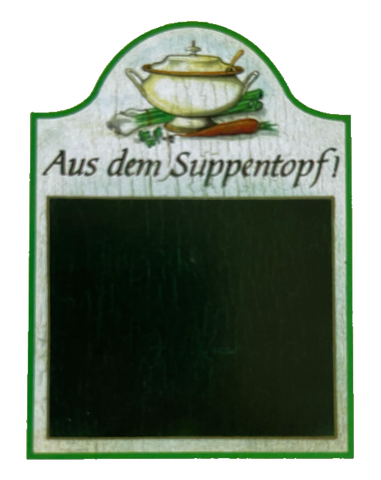 Nostalgie Holzschild Aus Dem Suppentopf Suppe Tafel Stil Essen Küche Schild