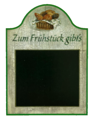 Nostalgie Holzschild Zum Frühstück Gibt's Tafel Stil Frühstücken Essen Schild