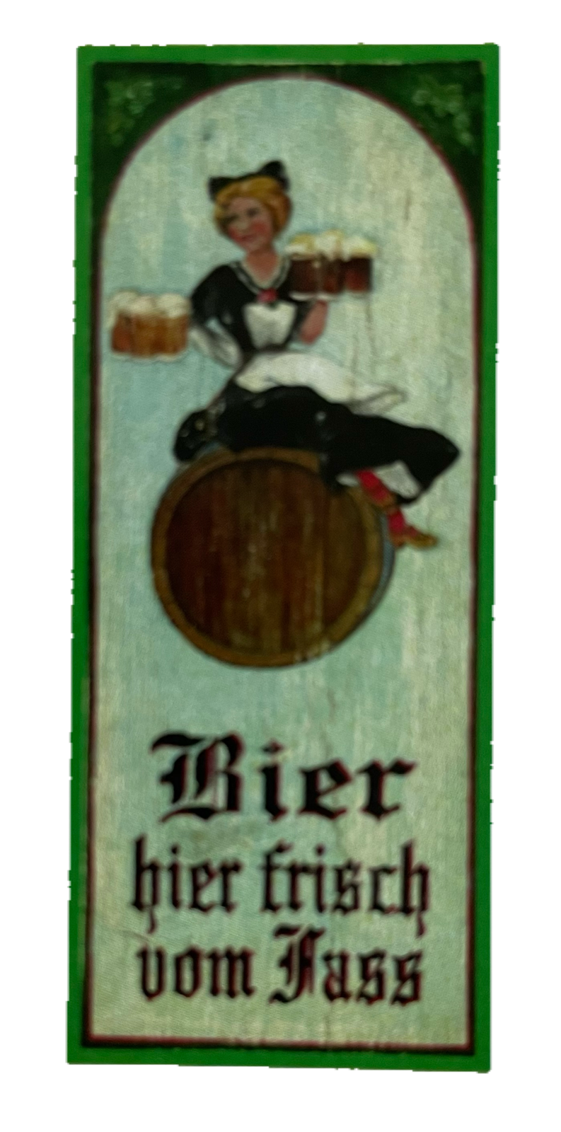 Nostalgie Holzschild Bier Hier Frisch Vom Fass Alkohol Wirt Wirtshaus Schild