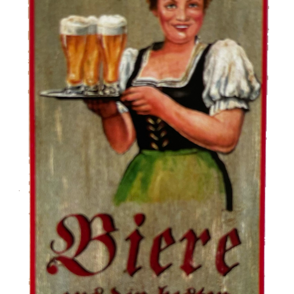 Nostalgie Holzschild Biere Aus Den Besten Brauereien Alkohol Bier Wirt Schild
