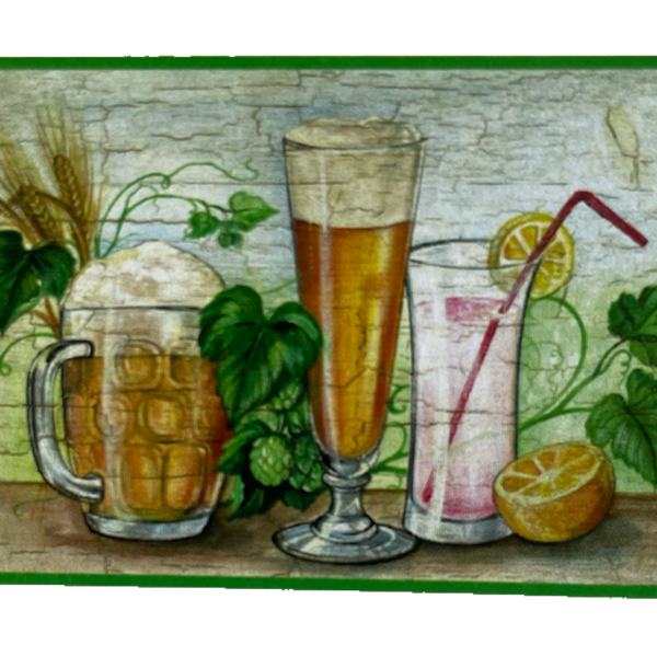 Nostalgie Holzschild Bier Cocktail Alkohol Glas Bar Spirituosen Schild