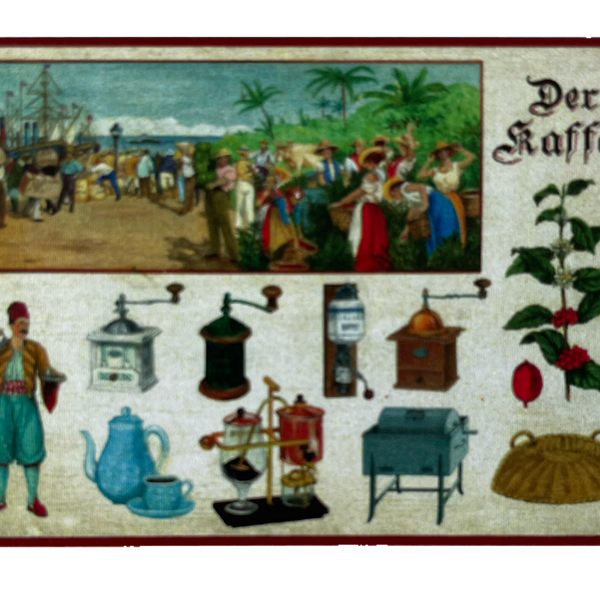 Nostalgie Holzschild Der Kaffee Kaffeemühle Pflanze Anbau Produktion Schild