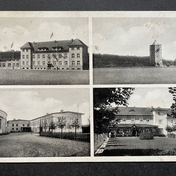 Breslau Wrocław Collage Kaserne Gebäude Flagge Militär Krieg Schlesien 402311 A