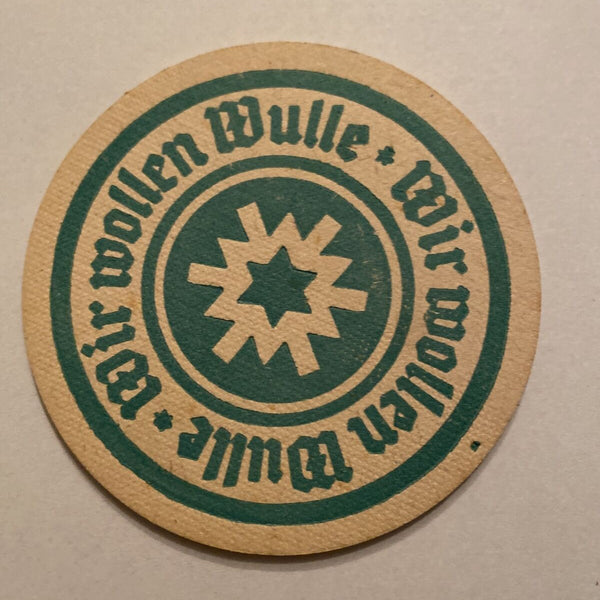 Bierdeckel Wir Wollen Wulle