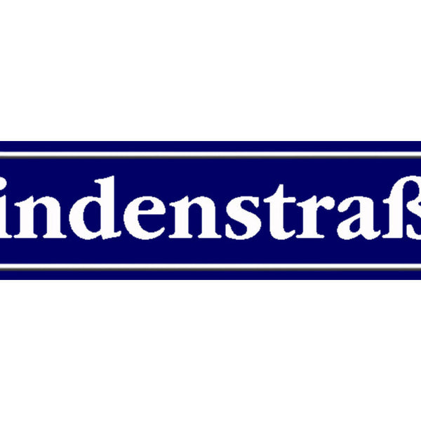 Schild Lindenstraße TV Serie Soap Ort Straße Platz 46 x 10 Blech od. Holz