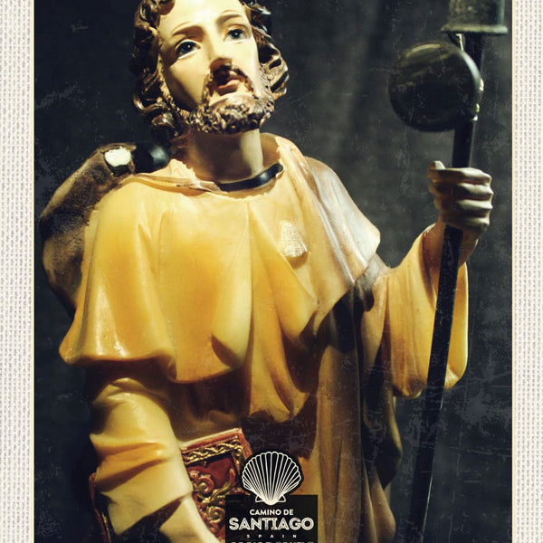 Schild Camino De Santiago Jakobsweg Jakobus Spain E 12x18 20x30 30x40 Blech/Holz