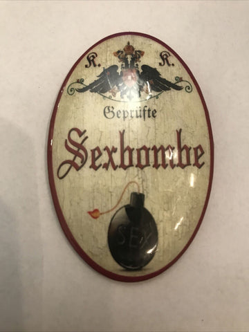 K&k nostalgie flaschenöffner magnetisch sexbombe 7x4,5cm