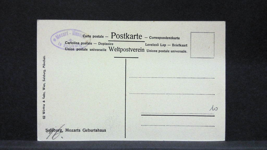 Mozart Geburtshaus Salzburg schwarzweiß JW21034
