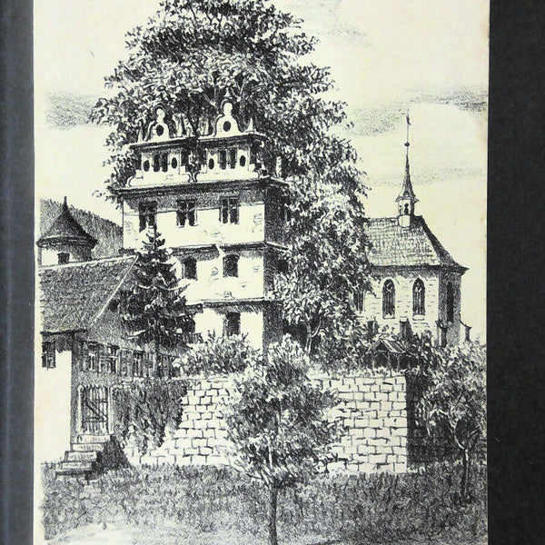 Kloster Hirsau Schloss mit Ulmen & Marienkapelle Zeichnung JW165440
