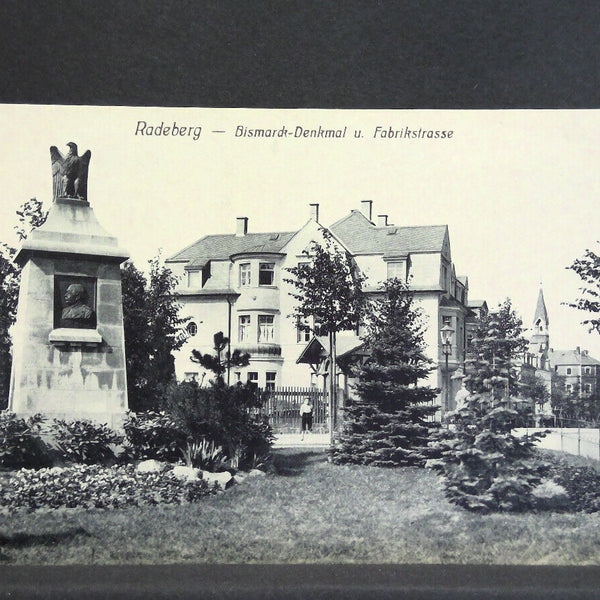 Radeberg Bismark Denkmal und Fabrikstraße 500225 jw J