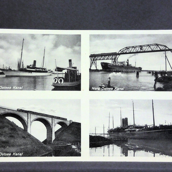 Nord-Ostsee Kanal Schiffe Brücke Eisenbahn 4006641 jw J