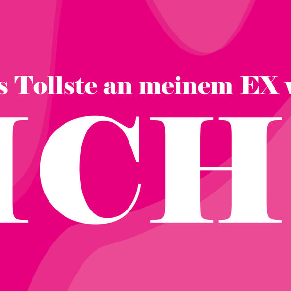 Schild Spruch Das tollste an meinem Ex war ich Liebe Frauen JW