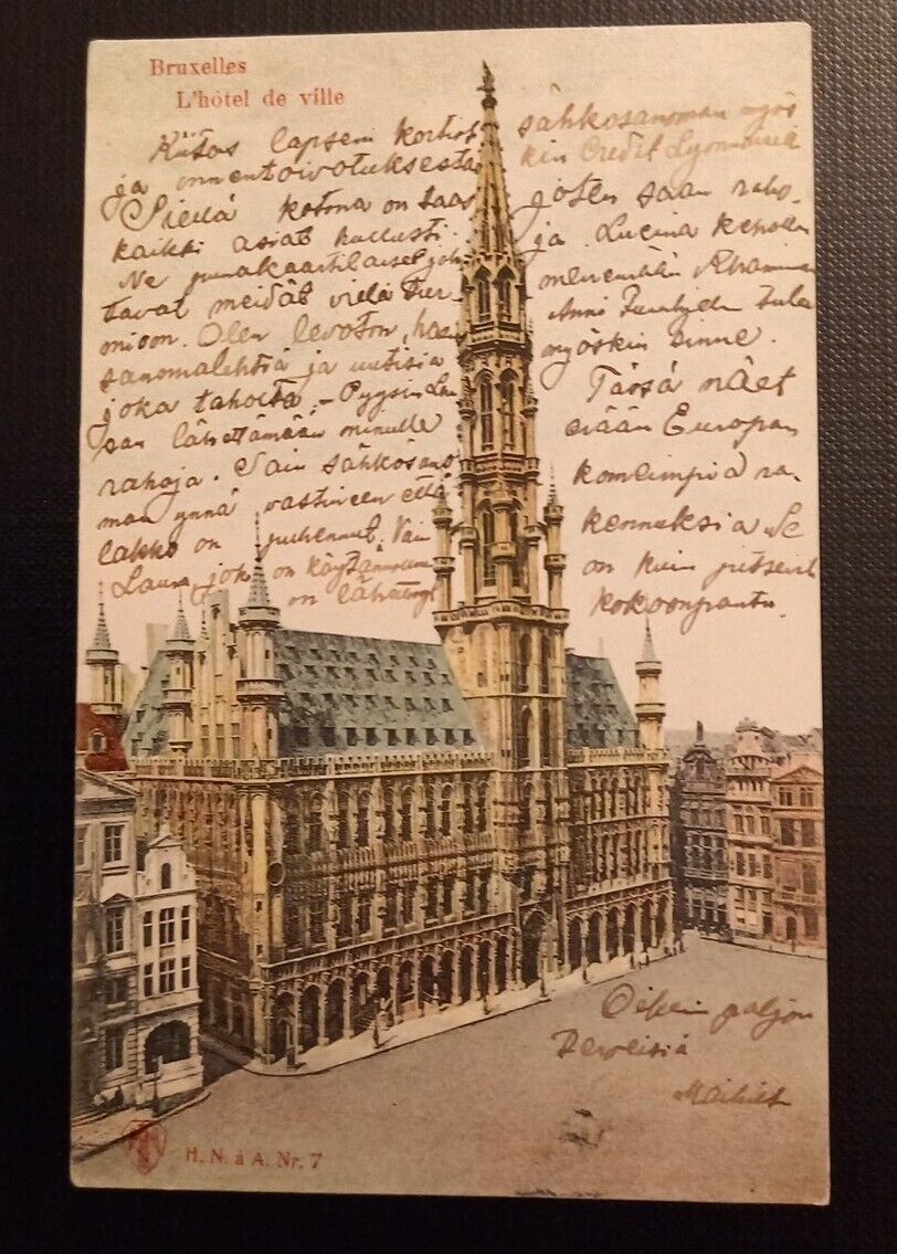 Ansichtskarte Belgien Bruxelles L Hotel de Ville 118053 Ga E