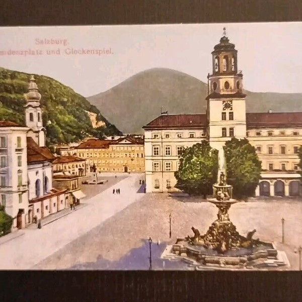 Salzburg Residenzplatz Und Glockenspiel 730082 gr I