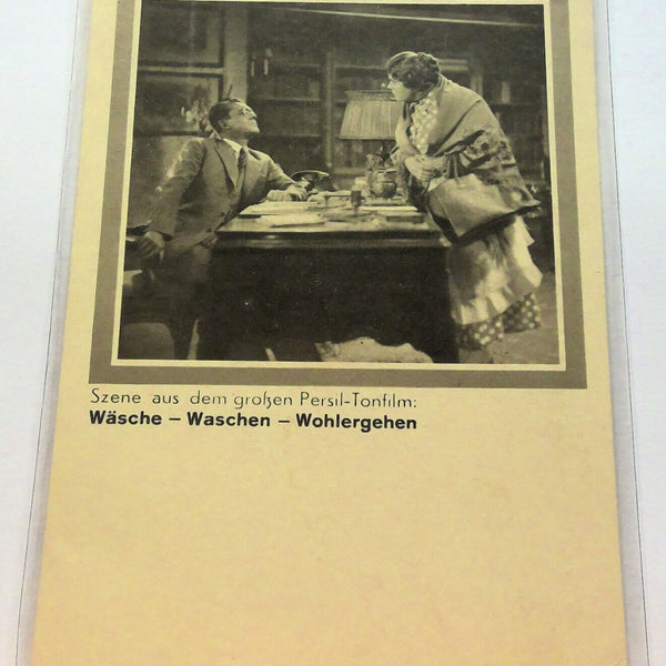Szene aus Persil-Tonfilm Waschmittel Werbung Reklame JWS 50131 E