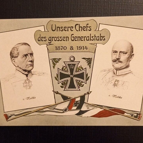 Unsere Chefs Des Grossen Generalstabs 1870 & 1914 Moltke Ga 50362 SH1