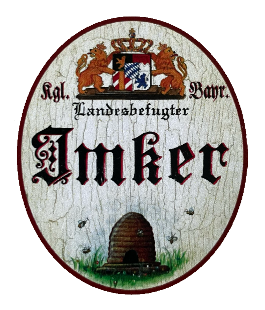 Nostalgie Holzschild Bayern Königlich Bayerischer Landesbefugter Imker Schild