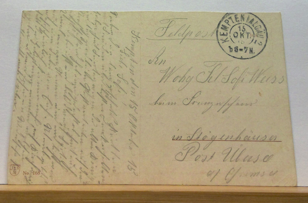 I. WK Kriegsernte 1915 Bauern Pferde Feldpost JWS 50143