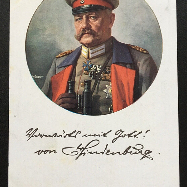 Von Hindenburg (A.Fischer) - Porträt - Soldaten Militär Krieg 400623 TH
