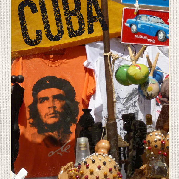 Schild Cuba Kuba Che Guevara Schilder Markt 12x18 20x30 30x40 Blech od. Holz