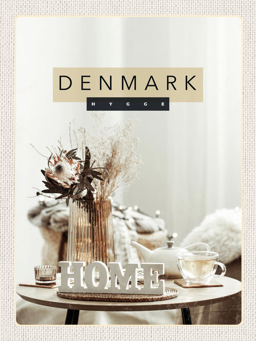 Schild Denmark Dänemark Tee Tasse Home Deko Hygge 12x18 20x30 30x40 Bl – Nostalgie Salzburg