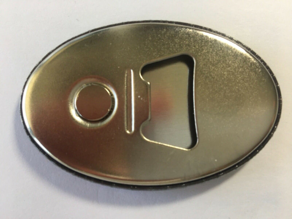 Nostalgie flaschenöffner magnet hier wohnen wir u.u. personal getigerte katzen