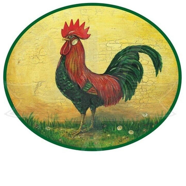 KuK Nostalgie Holzschild "Hahn" (Größe: 19x23)