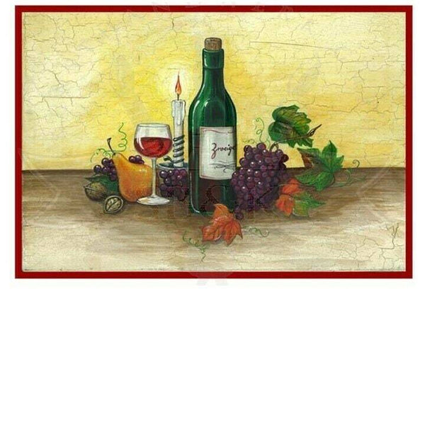 Kuk nostalgie holzschild "wein"