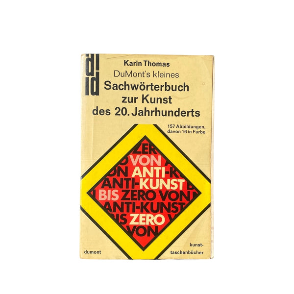 Karin Thomas DUMONT TASCHENBÜCHER, DUMONT'S KLEINES SACHWÖRTERBUCH ZUR KUNST