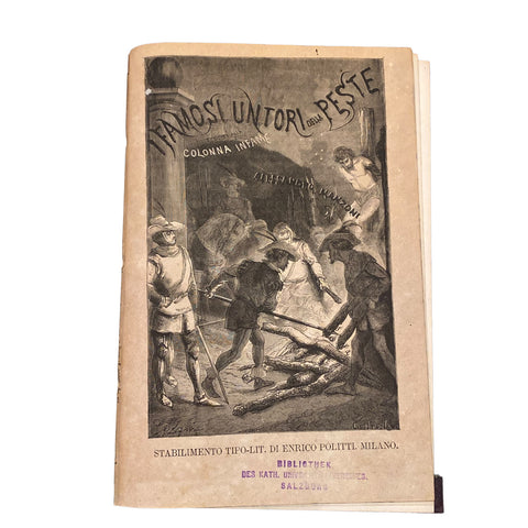 4236 Alessandro Manzoni I FAMOSI UNTORI DELLA PESTE HC +Abb