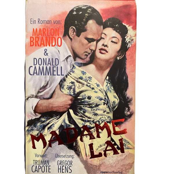1981 Marlon Brando MADAME LAI ROMAN HC +wenige Karten