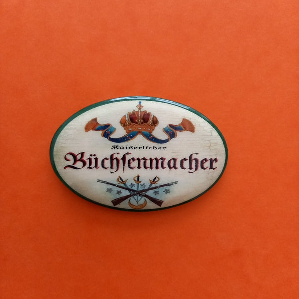 Nostalgie KuK Flaschenöffner Magnet Kaiserlicher Büchsenmacher