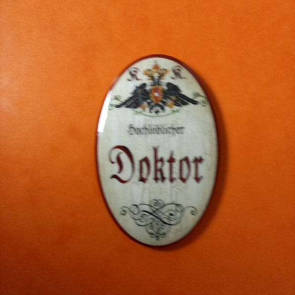 Nostalgie KuK Flaschenöffner Magnet Hochlöbliche Doktor