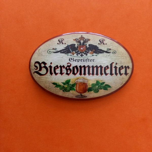 Nostalgie KuK Flaschenöffner Magnet Geprüfter Biersommelier