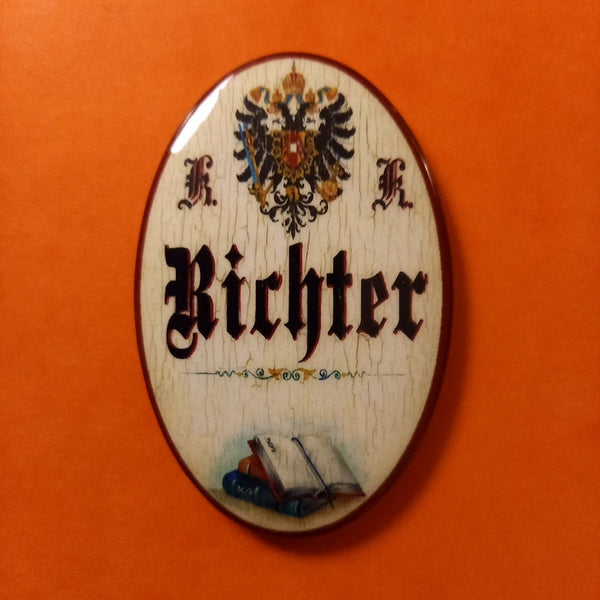 Nostalgie KuK Flaschenöffner Magnet Richter