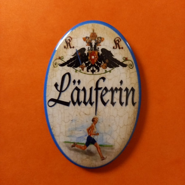 Nostalgie KuK Flaschenöffner Magnet Lehrerin