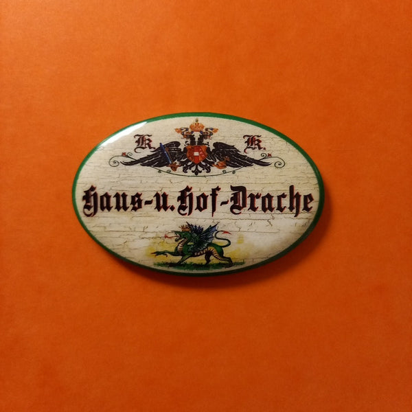 Nostalgie KuK Flaschenöffner Magnet Haus U.Hof Drache