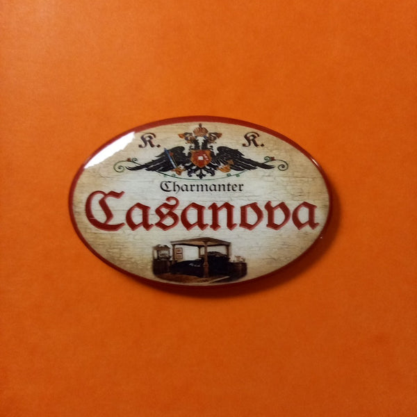 Nostalgie KuK Flaschenöffner Magnet Charmanter Casanova