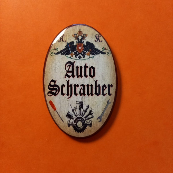 Nostalgie KuK Flaschenöffner Magnet Auto Schrauber