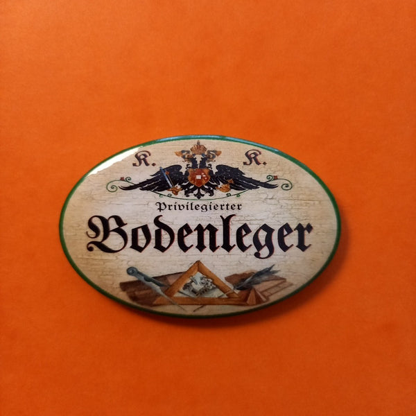 Nostalgie KuK Flaschenöffner Magnet Privilegierter Bodenleger