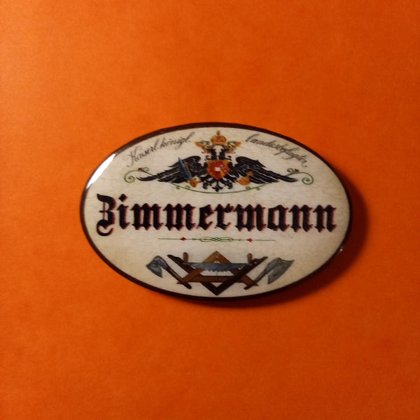 Nostalgie KuK Flaschenöffner Magnet Landesbefugter Zimmermann
