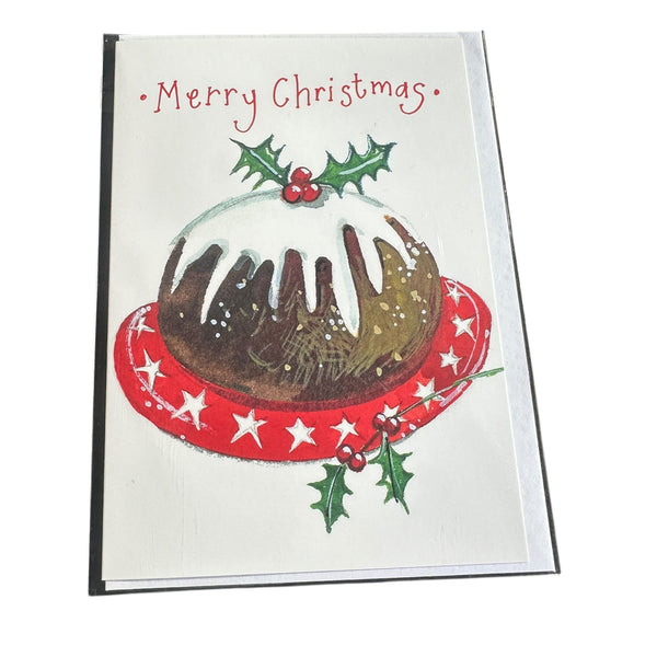 Alex Clark Weihnachtskarte „Merry Christmas – Weihnachtspudding“